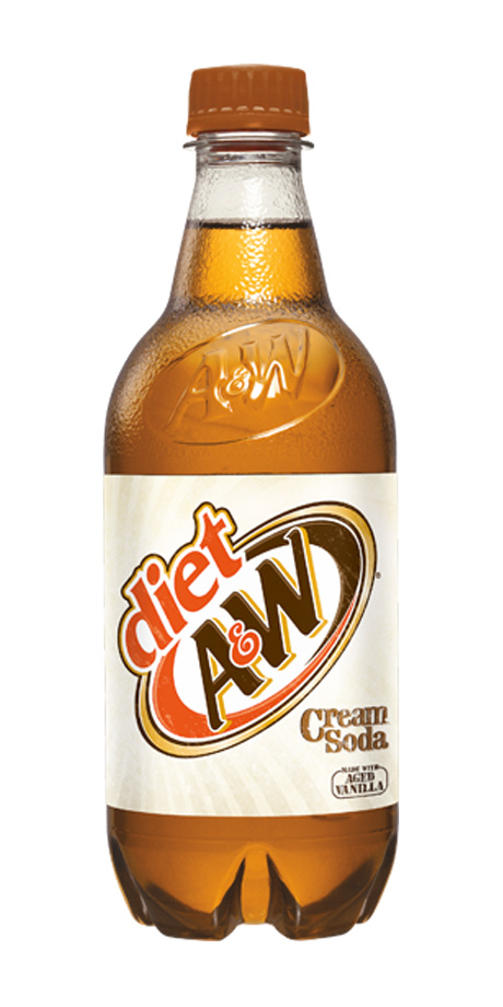 Diet A&W Cream Soda Diet vanilla flavored soft drink