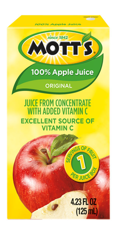 Mott's 100% Apple Juice 100% apple juice from concentrate