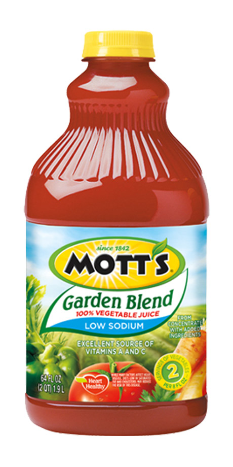 Mott's Garden Blend 100% Vegetable Juice - Low Sodium 100% vegetable juice