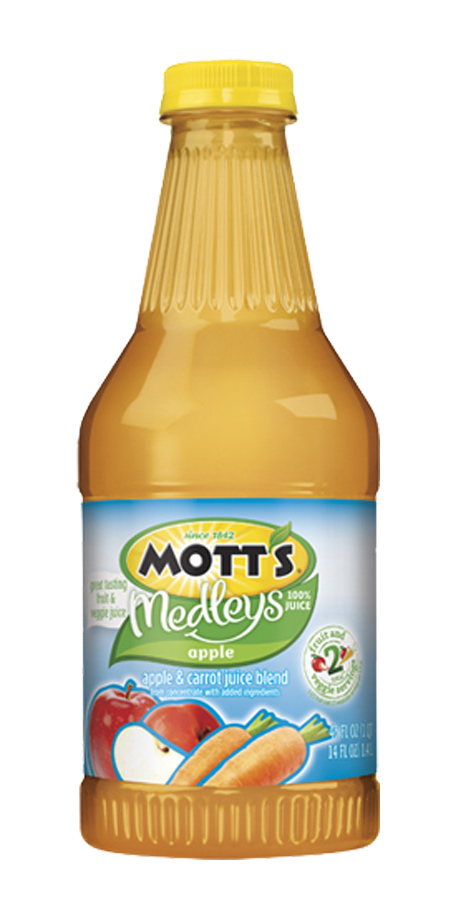 Mott's Medleys Apple and Carrot Juice Blend Combination of 100% fruit and vegetable juices