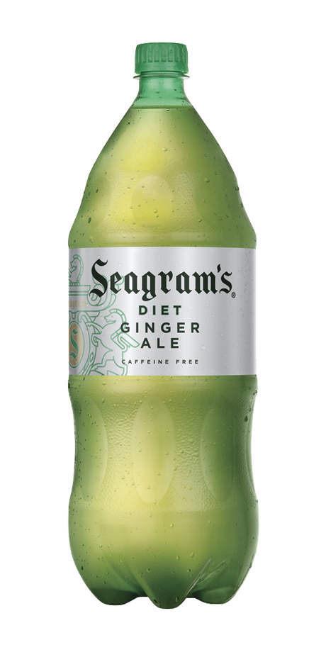Seagram's Diet Ginger Ale Ginger flavored soft drink