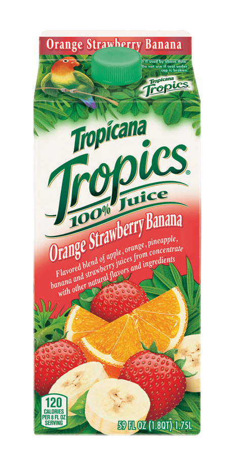 Tropicana Tropics 100% fruit juice